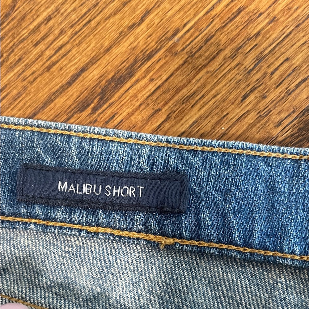 Women’s Light Blue Denim Cutoff Shorts - Picture 7 of 11
